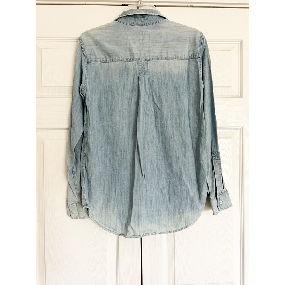 Rails Cleopatra Button Up Distressed Wash Patch S… - image 5